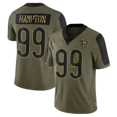 Maillot Vintage Chicago Bears Dan Hampton Taille XL, Bleu Marine - Occasion, Marque McGregor, NFL