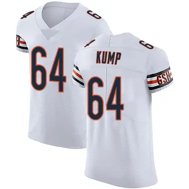 Jaren Kump Men's Elite White Chicago Bears Vapor Untouchable Jersey