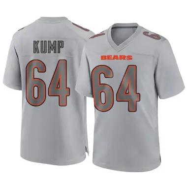 Jaren Kump Men's Game Gray Chicago Bears Atmosphere Fashion Jersey