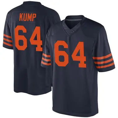 Jaren Kump Men's Game Navy Blue Chicago Bears Alternate Jersey