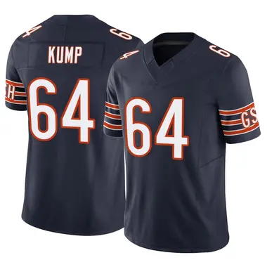 Jaren Kump Men's Limited Navy Chicago Bears Vapor F.U.S.E. Jersey