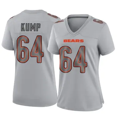 Jaren Kump Women's Game Gray Chicago Bears Atmosphere Fashion Jersey