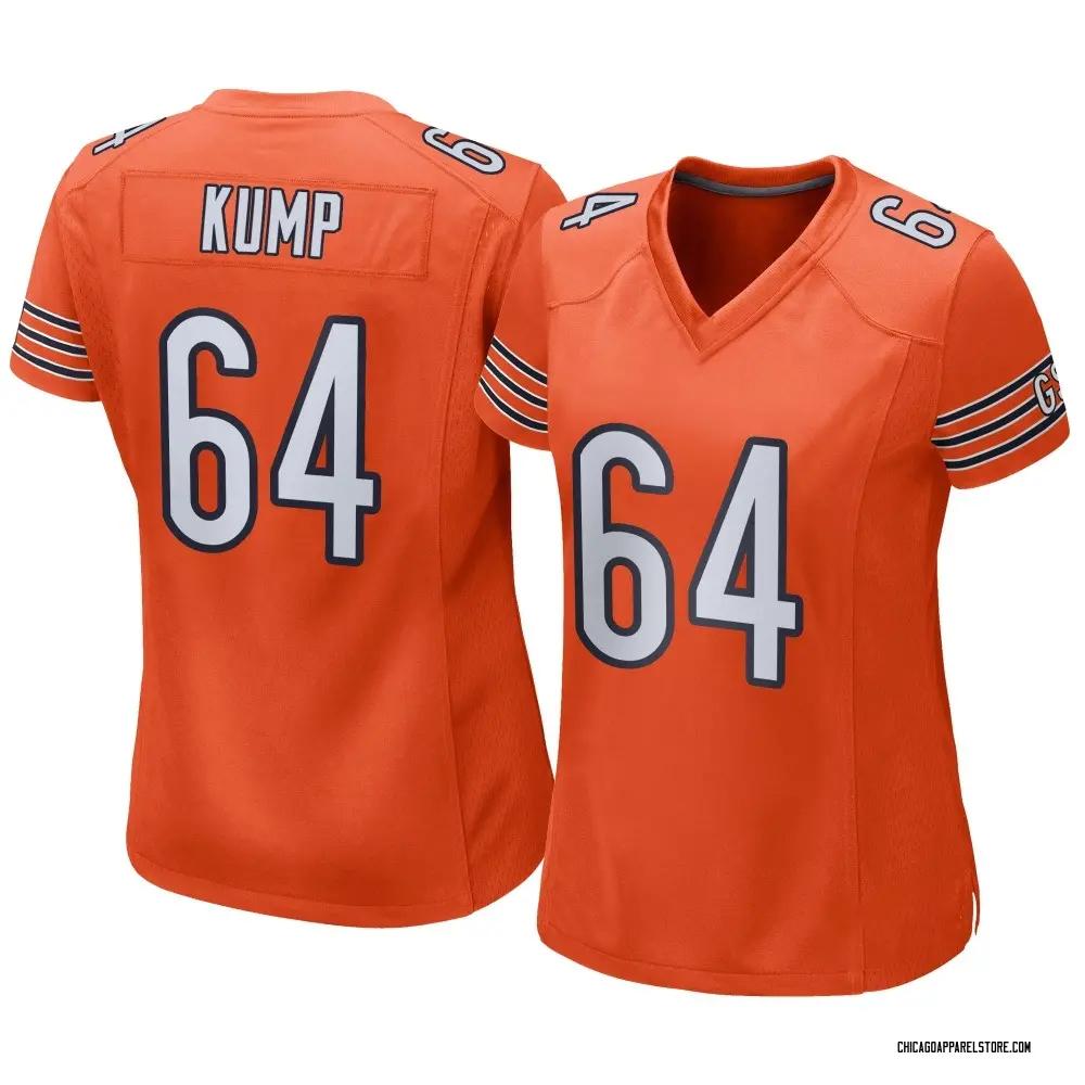 Jaren Kump Women's Game Orange Chicago Bears Alternate Jersey