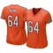 Jaren Kump Women's Game Orange Chicago Bears Alternate Jersey