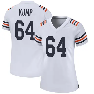 Jaren Kump Women's Game White Chicago Bears Alternate Classic Jersey