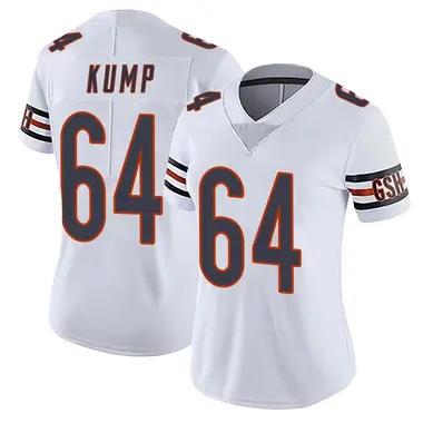 Jaren Kump Women's Limited White Chicago Bears Vapor Untouchable Jersey
