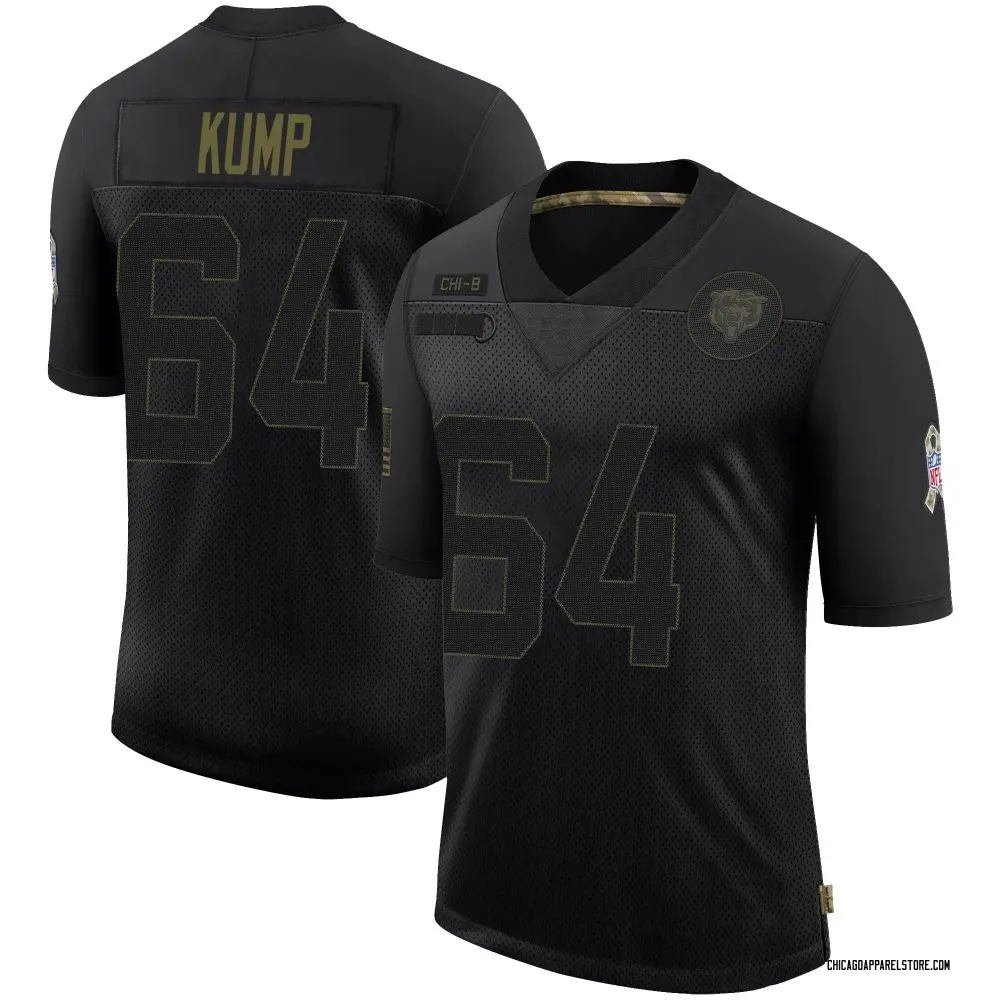 Jaren Kump Youth Limited Black Chicago Bears 2020 Salute To Service Jersey