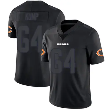 Jaren Kump Youth Limited Black Impact Chicago Bears Jersey
