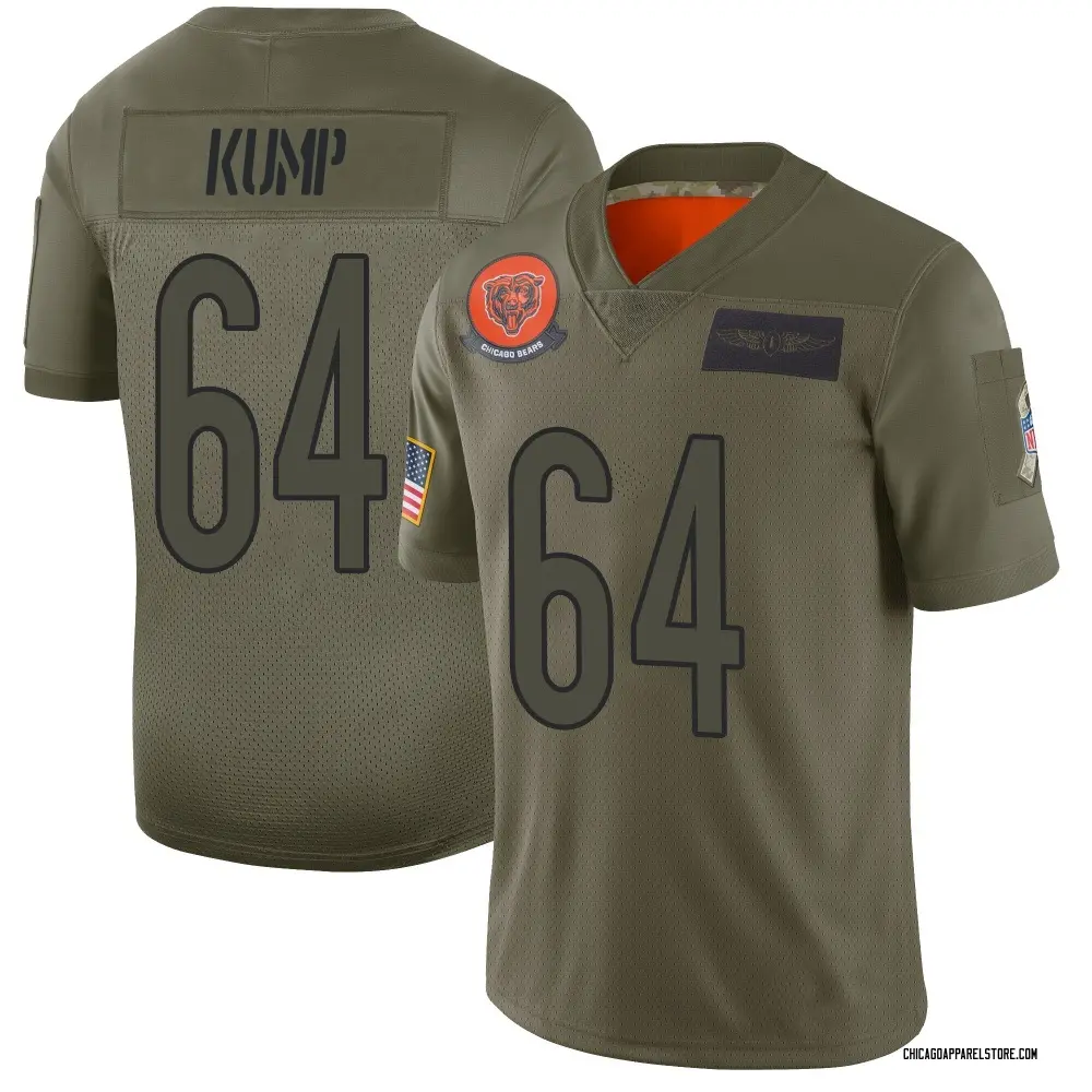 Jaren Kump Youth Limited Camo Chicago Bears 2019 Salute to Service Jersey