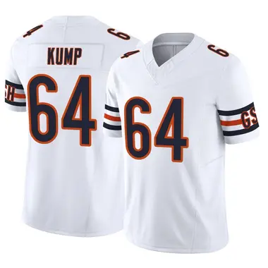 Jaren Kump Youth Limited White Chicago Bears Vapor F.U.S.E. Jersey