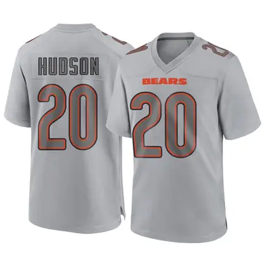 Kyron Hudson Men's Game Gray Chicago Bears Atmosphere Fashion Jersey