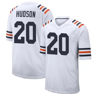 Kyron Hudson Men's Game White Chicago Bears Alternate Classic Jersey