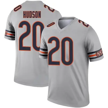 Kyron Hudson Men's Legend Chicago Bears Inverted Silver Jersey