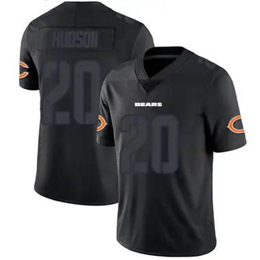 Kyron Hudson Men's Limited Black Impact Chicago Bears Jersey