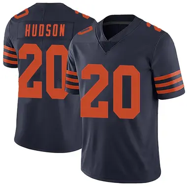 Kyron Hudson Men's Limited Navy Blue Chicago Bears Alternate Vapor Untouchable Jersey