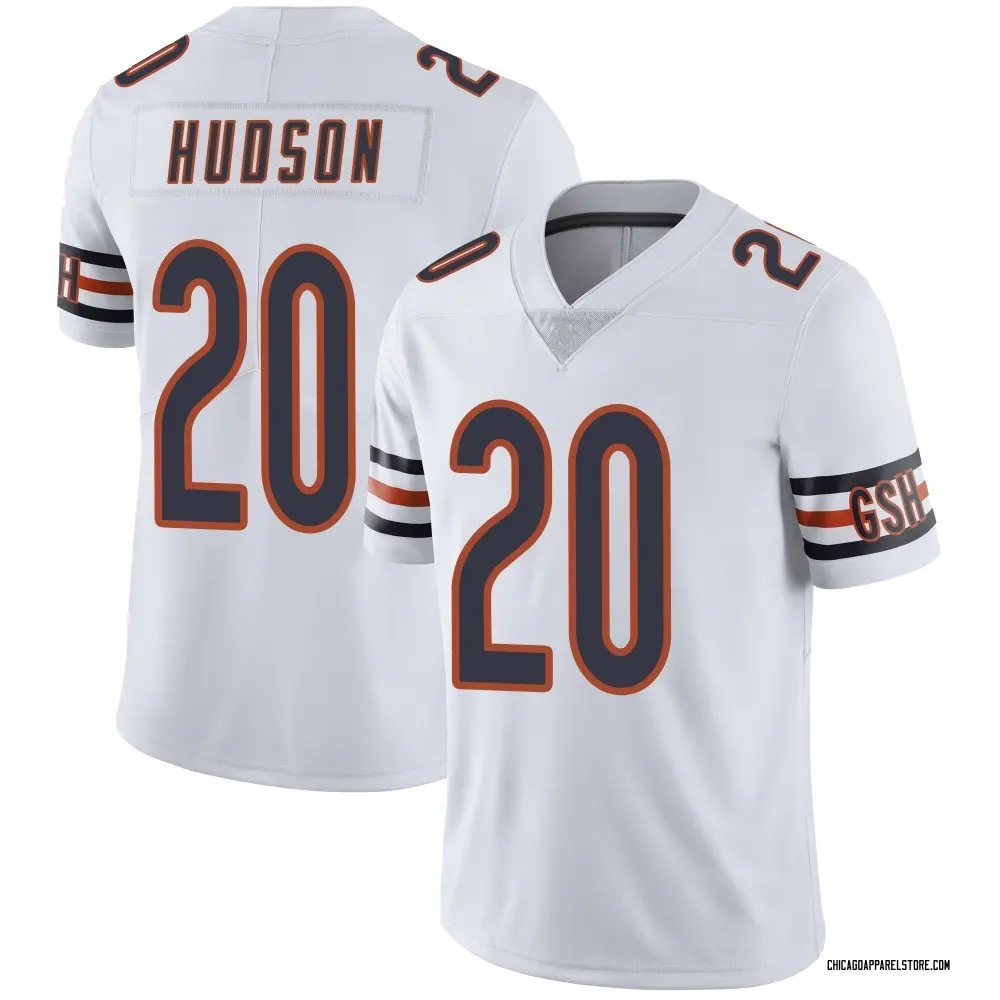 Kyron Hudson Men's Limited White Chicago Bears Vapor Untouchable Jersey