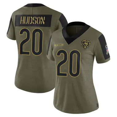 Kyron Hudson Women's Limited Olive Chicago Bears 2021 Salute To Service Jersey