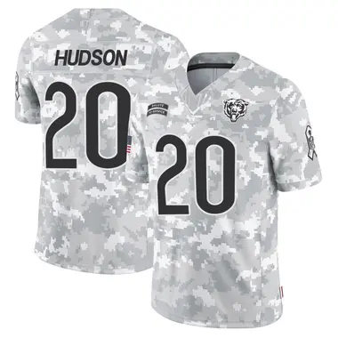 Kyron Hudson Youth Limited Arctic Camo Chicago Bears 2024 Salute to Service Jersey