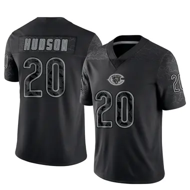 Kyron Hudson Youth Limited Black Chicago Bears Reflective Jersey