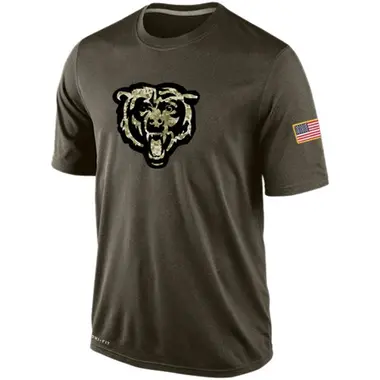 Men's Olive Chicago Bears Salute To Service KO Performance Dri-FIT T-Shirt