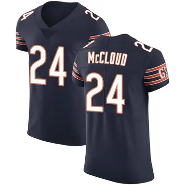 Nick McCloud Men's Elite Navy Chicago Bears Team Color Vapor Untouchable Jersey