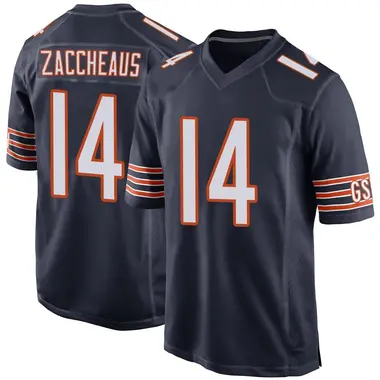 Olamide Zaccheaus Youth Game Navy Chicago Bears Team Color Jersey