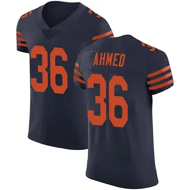 Salvon Ahmed Men's Elite Navy Blue Chicago Bears Alternate Vapor Untouchable Jersey