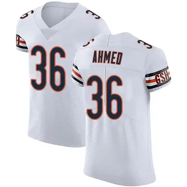 Salvon Ahmed Men's Elite White Chicago Bears Vapor Untouchable Jersey
