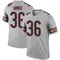 Salvon Ahmed Men's Legend Chicago Bears Inverted Silver Jersey