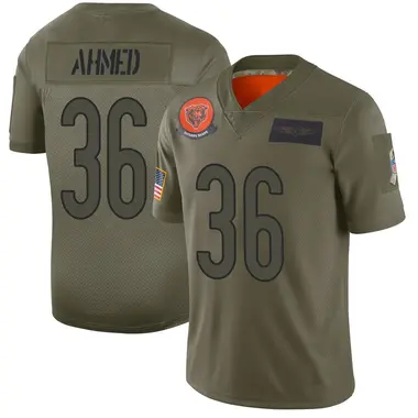 Salvon Ahmed Men's Limited Camo Chicago Bears 2019 Salute to Service Jersey