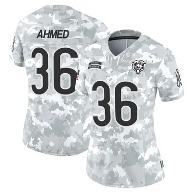 Salvon Ahmed Women's Limited Arctic Camo Chicago Bears 2024 Salute to Service Jersey