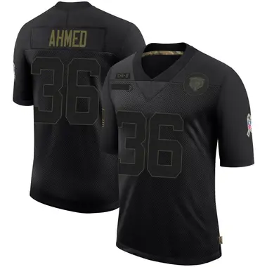 Salvon Ahmed Youth Limited Black Chicago Bears 2020 Salute To Service Jersey