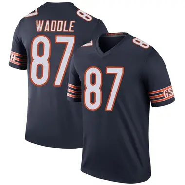 Tom Waddle Men's Legend Navy Chicago Bears Color Rush Jersey