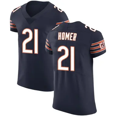 Travis Homer Men's Elite Navy Chicago Bears Team Color Vapor Untouchable Jersey