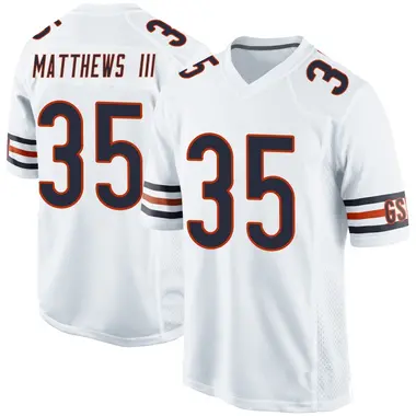 Wayne Matthews III Men's Game White Chicago Bears Jersey