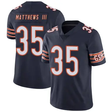 Wayne Matthews III Men's Limited Navy Chicago Bears Team Color Vapor Untouchable Jersey