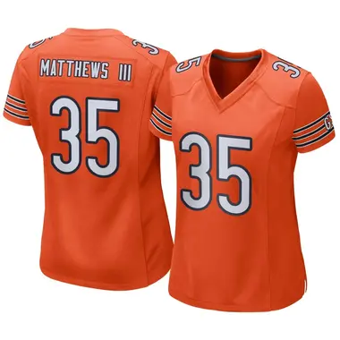 Wayne Matthews III Women's Game Orange Chicago Bears Alternate Jersey