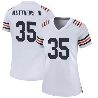 Wayne Matthews III Women's Game White Chicago Bears Alternate Classic Jersey