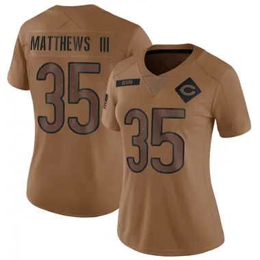 Wayne Matthews III Women's Limited Brown Chicago Bears 2023 Salute To Service Jersey