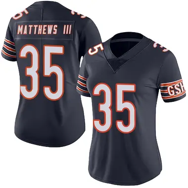 Wayne Matthews III Women's Limited Navy Chicago Bears Team Color Vapor Untouchable Jersey