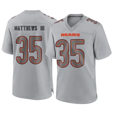 Wayne Matthews III Youth Game Gray Chicago Bears Atmosphere Fashion Jersey