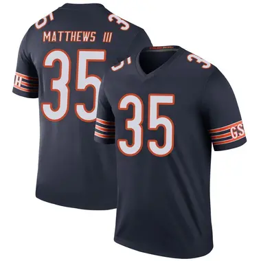 Wayne Matthews III Youth Legend Navy Chicago Bears Color Rush Jersey