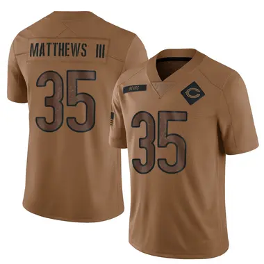 Wayne Matthews III Youth Limited Brown Chicago Bears 2023 Salute To Service Jersey