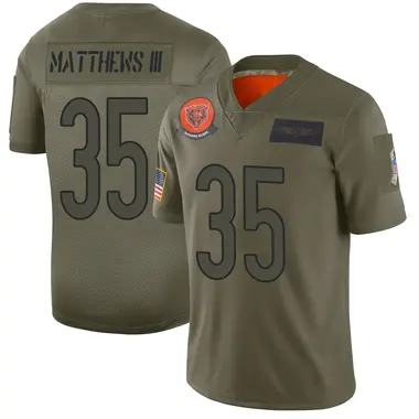 Wayne Matthews III Youth Limited Camo Chicago Bears 2019 Salute to Service Jersey