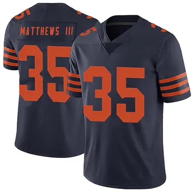 Wayne Matthews III Youth Limited Navy Blue Chicago Bears Alternate Vapor Untouchable Jersey