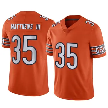 Wayne Matthews III Youth Limited Orange Chicago Bears Alternate Vapor Jersey