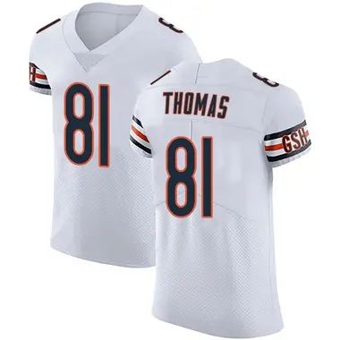 Zavion Thomas Men's Elite White Chicago Bears Vapor Untouchable Jersey