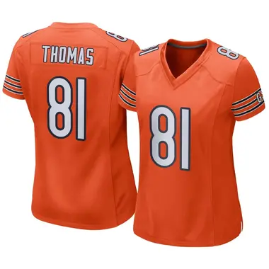 Zavion Thomas Women's Game Orange Chicago Bears Alternate Jersey