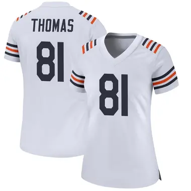 Zavion Thomas Women's Game White Chicago Bears Alternate Classic Jersey