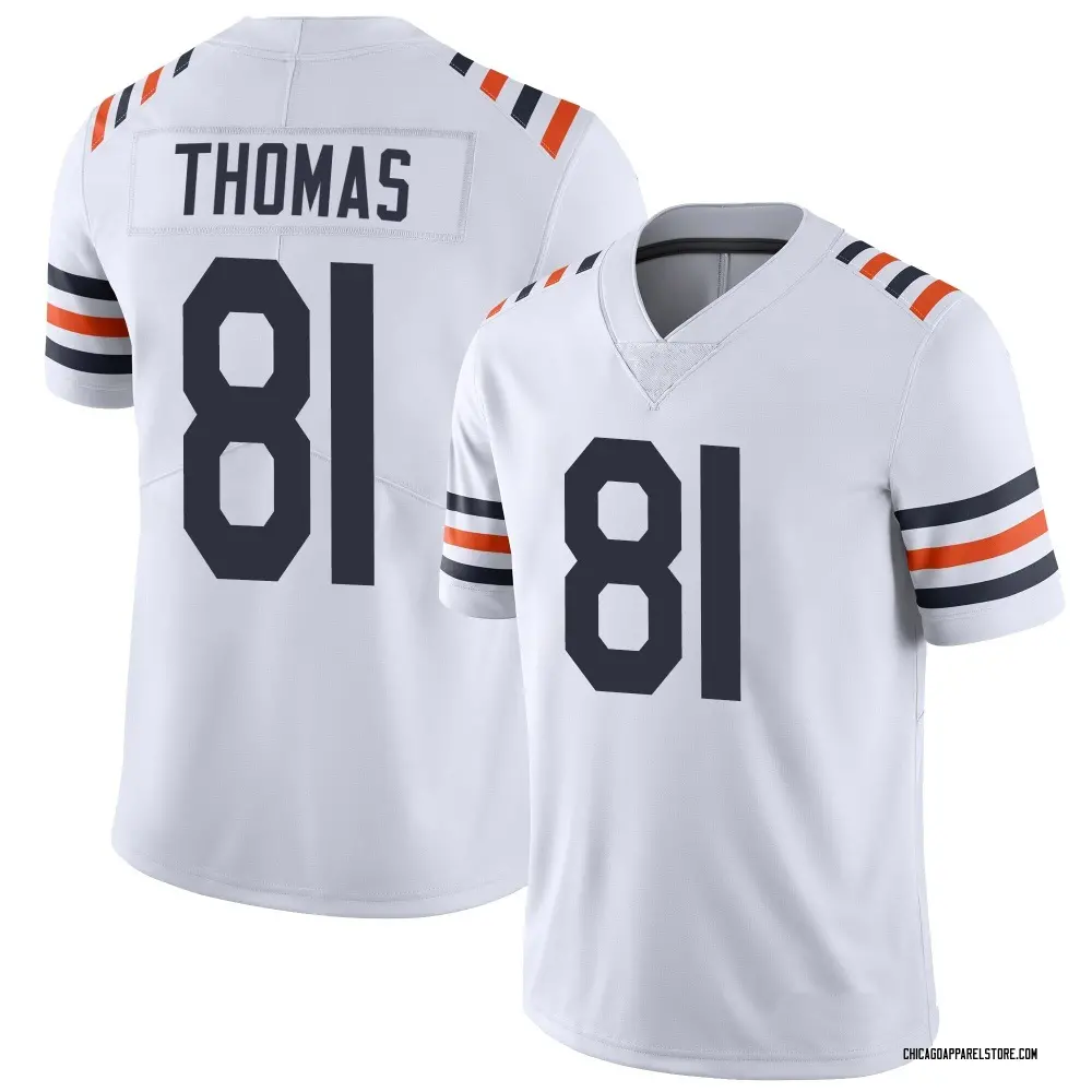 Zavion Thomas Youth Limited White Chicago Bears Alternate Classic Vapor Jersey